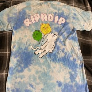 Drifting away tee (blue tie dye)